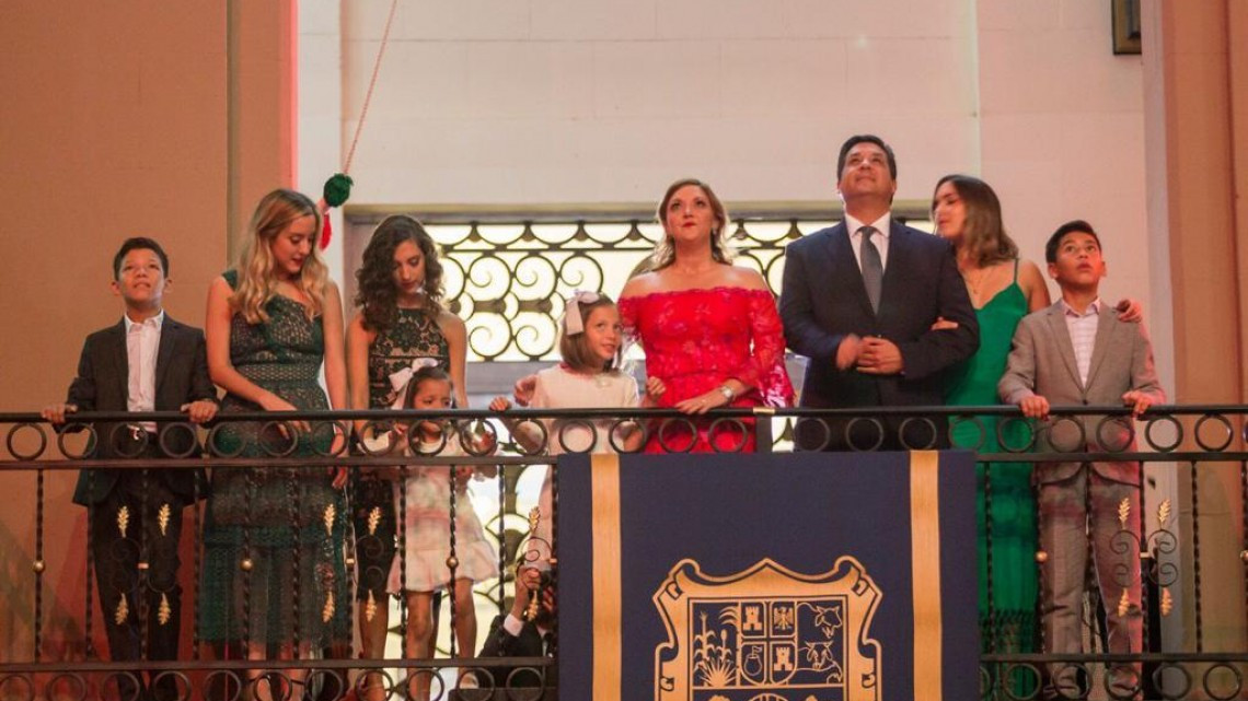 Gobernador de Tamaulipas da el "Grito de Independencia”