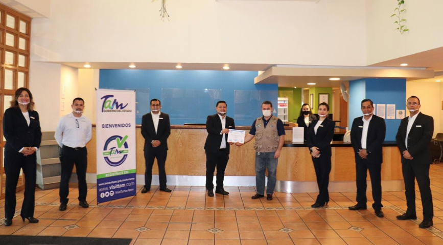 Se suman empresas turísticas de la capital al programa “SaniTamPro”