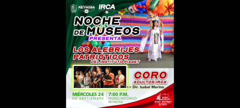 Convoca Gobierno de Carlos Peña Ortiz a la Noche de Museos