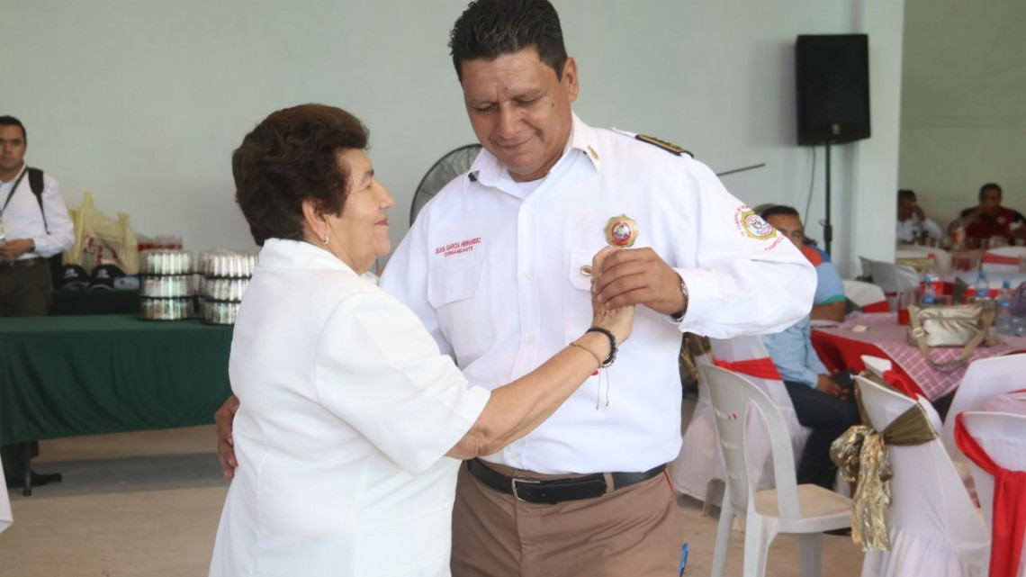 Entrega Magda Peraza nuevo cuartel de Bomberos de Tampico