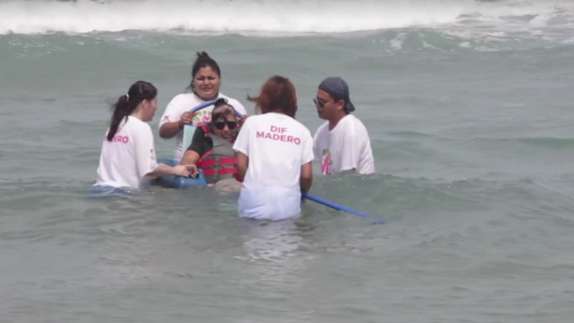 Implementan playa incluyente en Madero