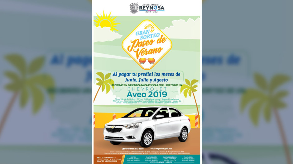 Gana un auto 2019 pagando tu Predial