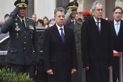 Inicia Presidente de Colombia visita oficial a Austria