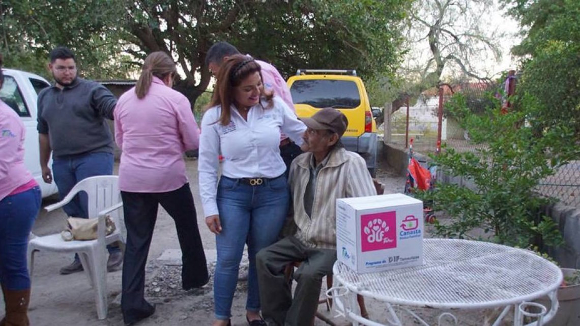 Entregan despensas del programa Nutriendo Tamaulipas 