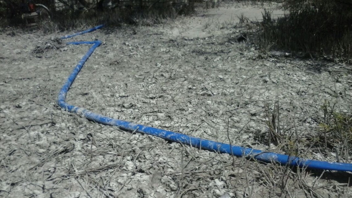 Ejidatarios denuncian problemas de contaminación por los trabajos del Gasoducto Texas Tuxpan