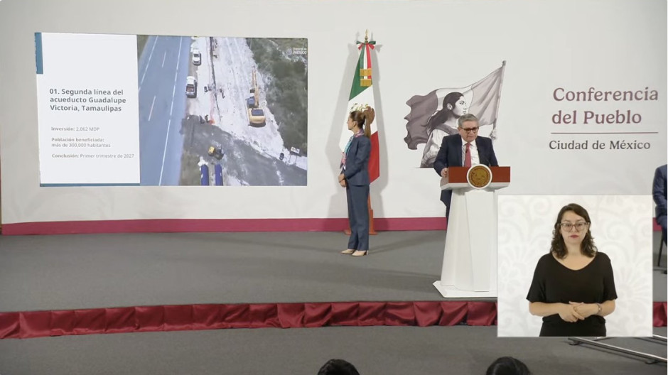 Conagua presenta avances de 17 proyectos estratégicos hídricos; Tamaulipas entre los estados prioritarios