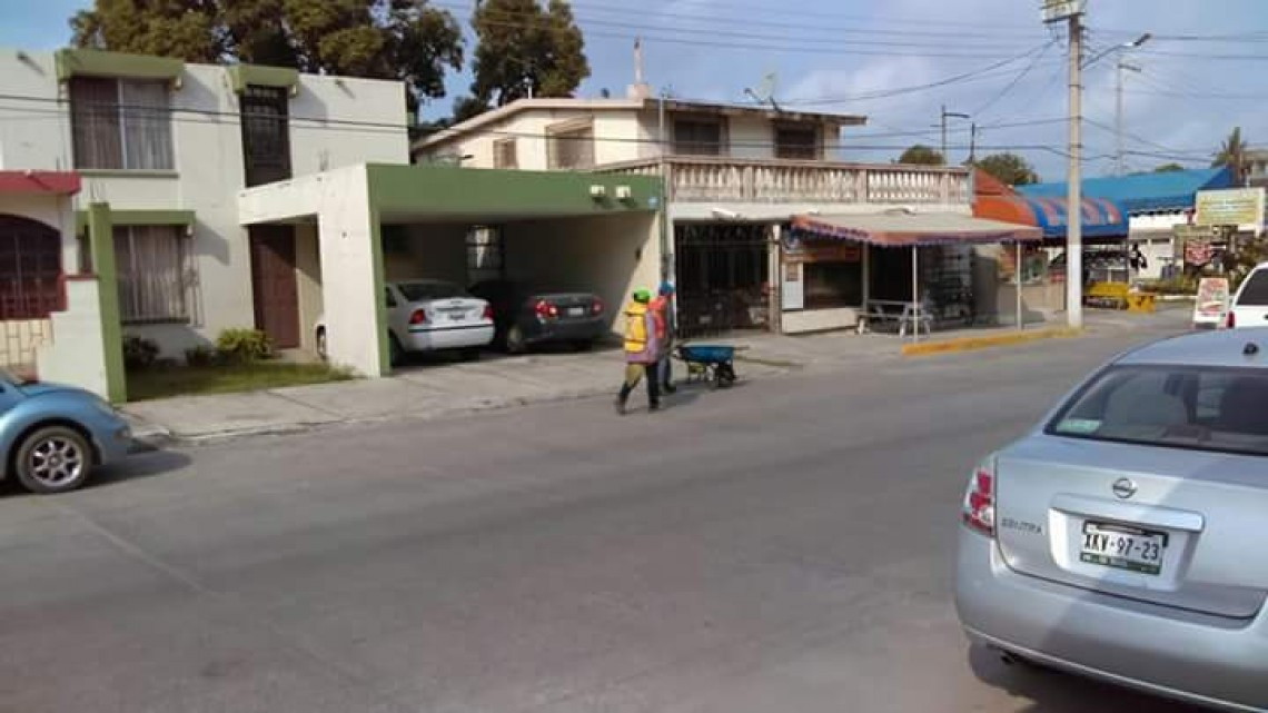 Realizan acciones de limpieza en colonia Unidad Nacional