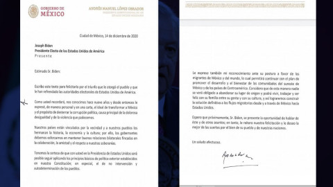 AMLO reconoce victoria de Joe Biden y manda felicitación por triunfo en elecciones