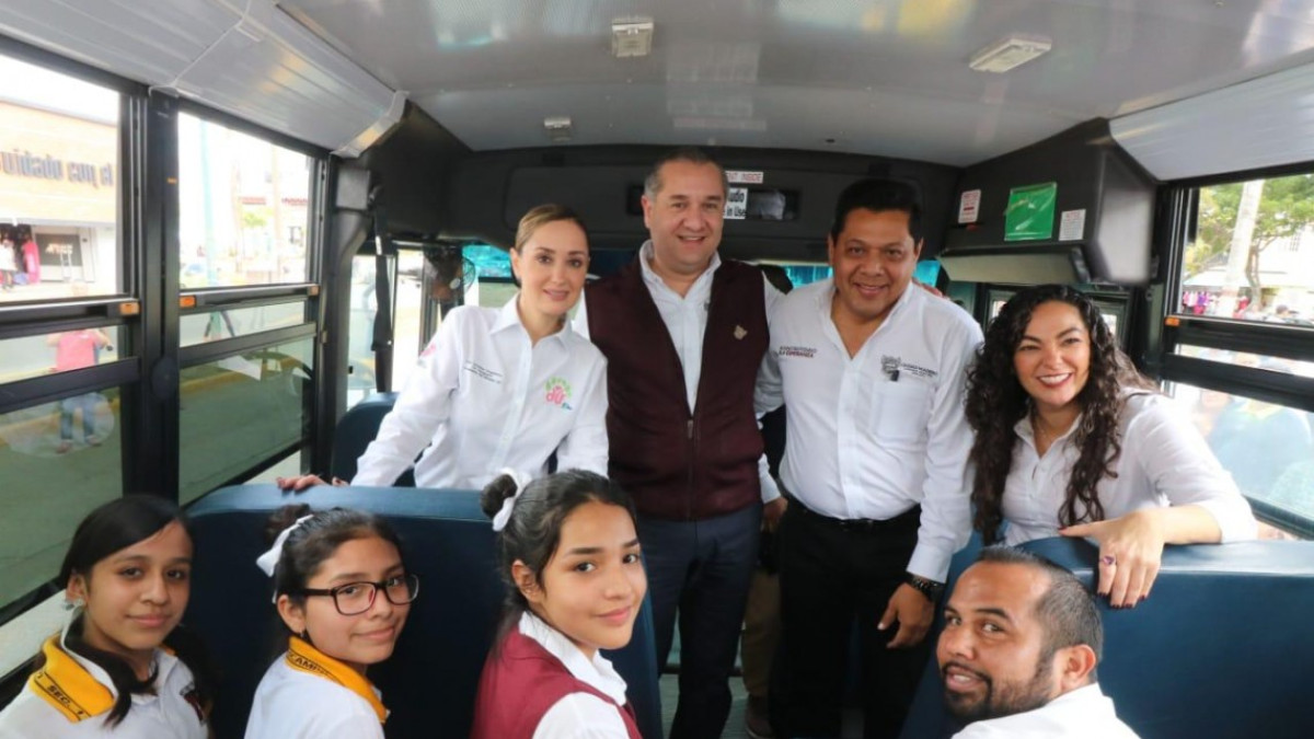 Beneficia Madero a más de 600 estudiantes con “Transporte Escolar Gratuito”