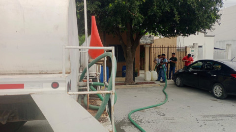 Dan Gobierno de Reynosa y COMAPA solución alternativa a baja presión del agua potable