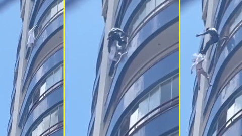 Mujer cae del piso 20 de un edificio tras rescate fallido en Brasil