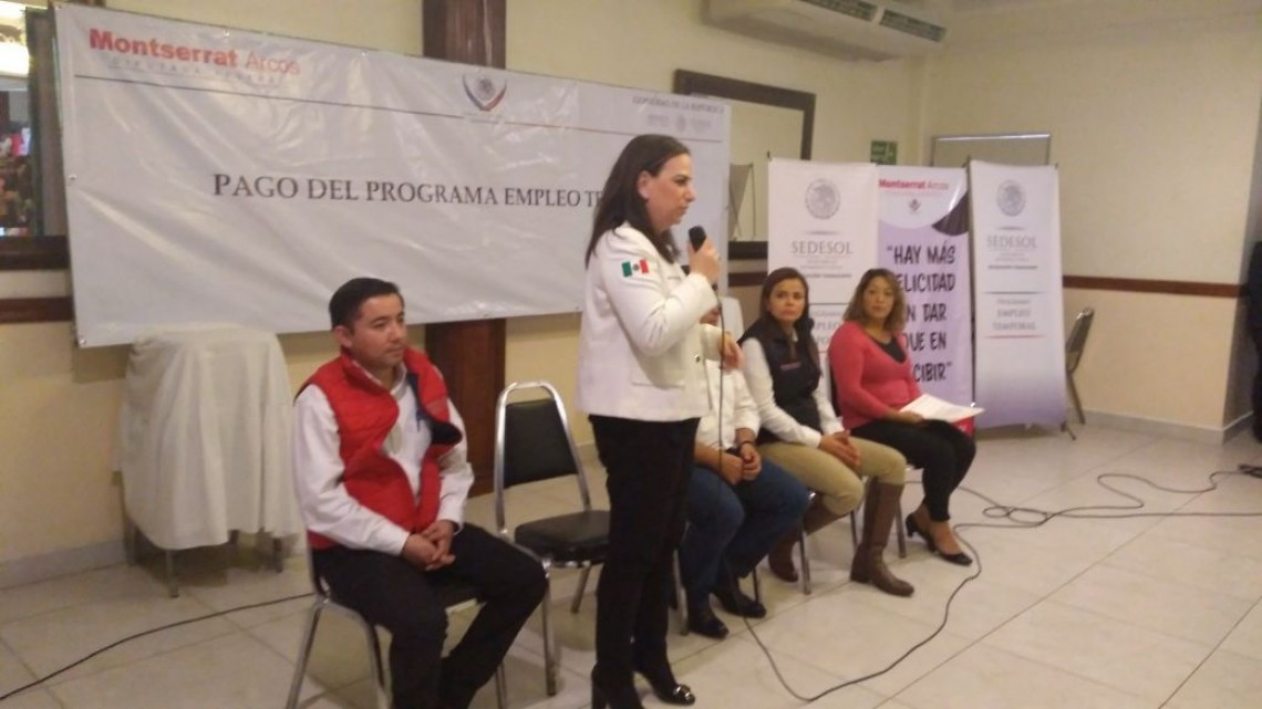 Entregan pago de Empleo Temporal a 312 personas