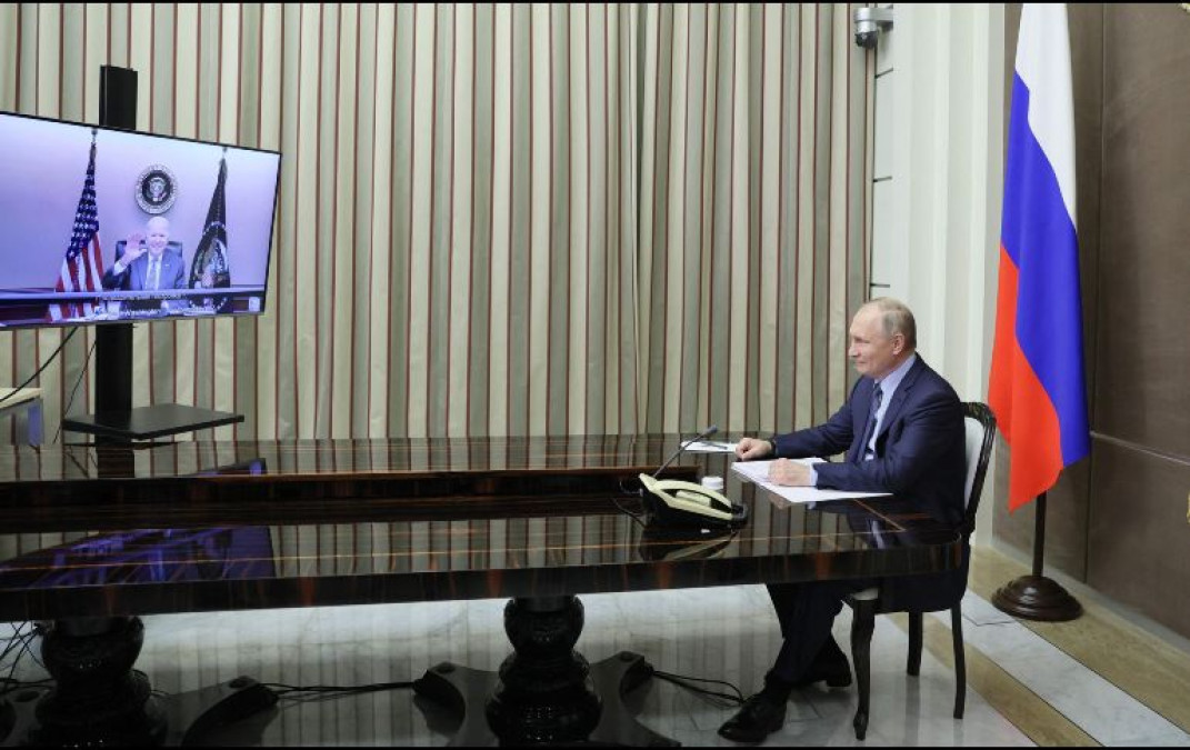 Vladimir Putin y Joe Biden finalizan cumbre virtual tras 2 horas de conversaciones