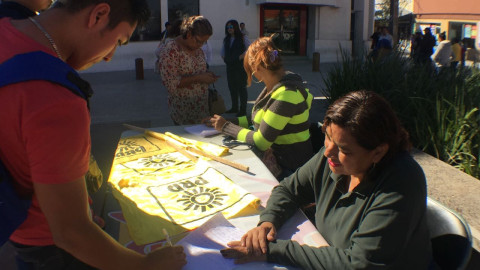 Instala PRD módulo de firmas contra gasolinazo