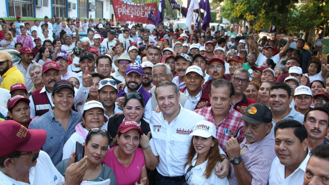 Adrián Oseguera realiza recorrido de agradecimiento a los maderenses