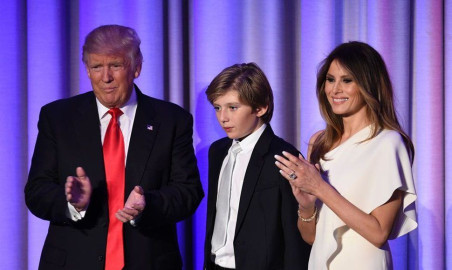 La familia Trump aterriza en la Casa Blanca