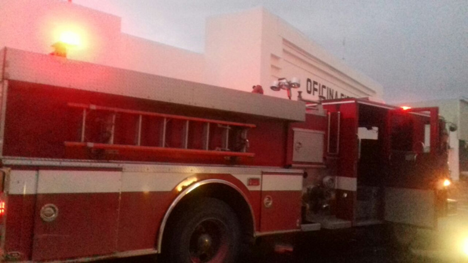 Atienden conato de incendio en Oficina Fiscal
