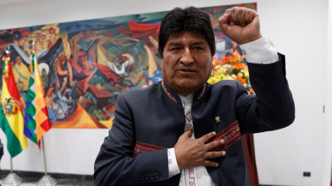 Tribunal Electoral de Bolivia da triunfo a Evo Morales