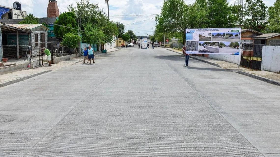 Entregan Alcalde obras de pavimentación con concreto hidráulico