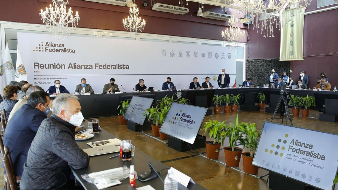 Piden gobernadores de la Alianza Federalista a AMLO transparencia en adquisición de vacunas 
