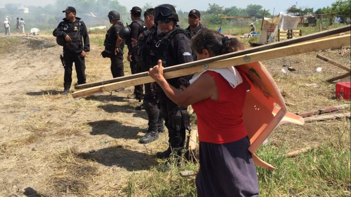 Desalojan a los invasores del contadero