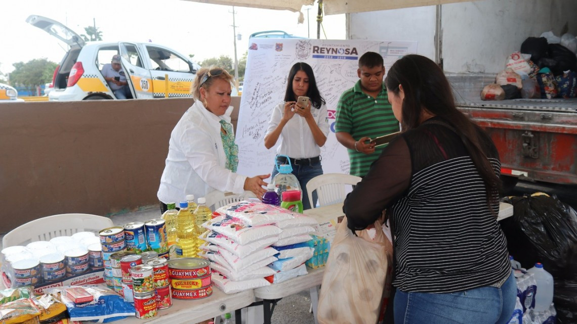 Invita Maki a incrementar donación de víveres