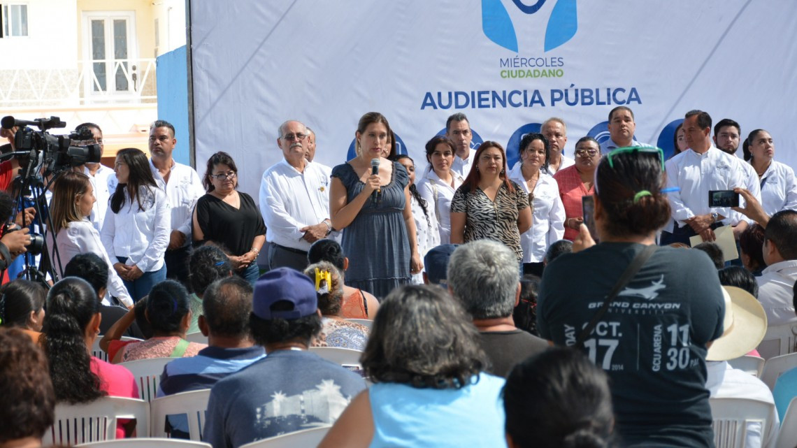 Participa Maki Ortiz en audiencia pública