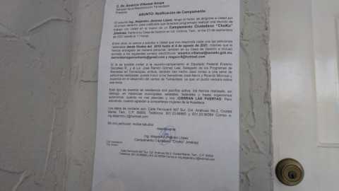 Campesinos afiliados a Morena denuncian falta de gestión de Américo Villarreal