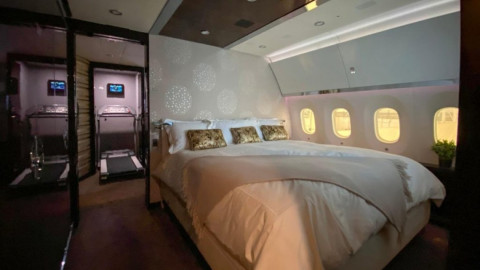 Así luce el interior del avión presidencial 