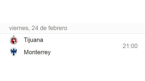 Clausura 2017, mañana se enfrenta Tijuana contra Monterrey