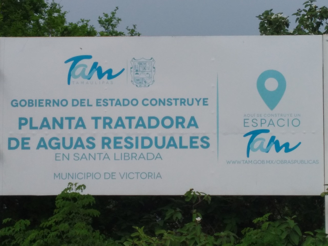 Impulsa Gobierno de Tamaulipas construcción de planta tratadora de aguas residuales en Victoria