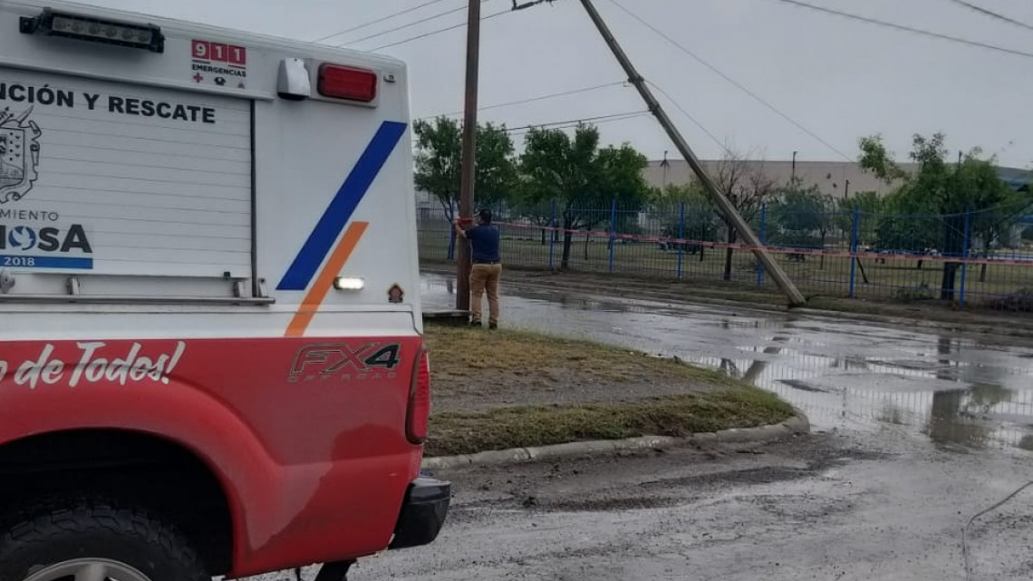 Afecta lluvia a habitantes de la zona sur de Reynosa