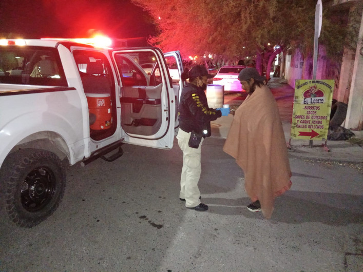 Activa protección civil operativo Carrusel por descenso en la temperatura 