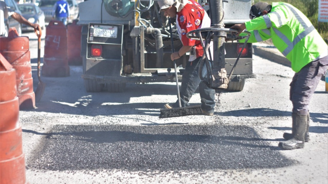 Arranca Programa Especial de Bacheo en Río Bravo