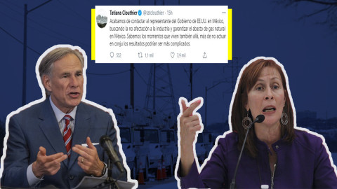 México pide a EU que garantice suministro de gas tras suspensión de exportaciones de Texas