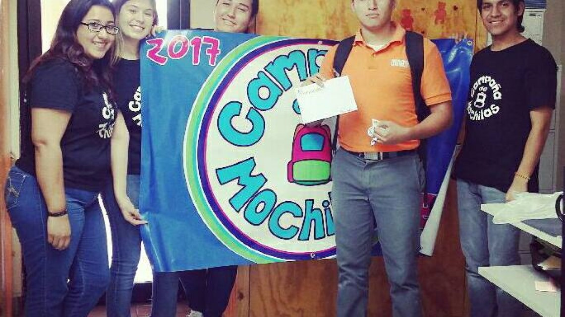 Alumnos de la UMAN realizan "Campaña de Mochilas 2017"