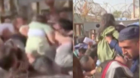 Padres afganos entregan a sus hijos a militares de EU para que se los lleven