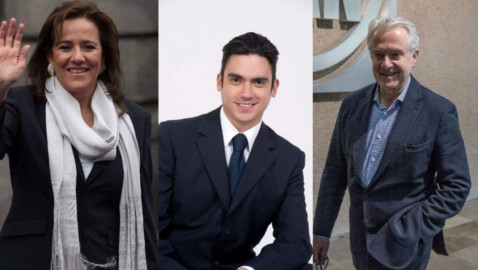 Avala PAN candidaturas plurinominales de Margarita Zavala, Santiago Creel Miranda y Jorge Romero
