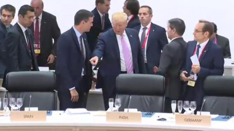 Trump manda sentar a Sánchez en el G20