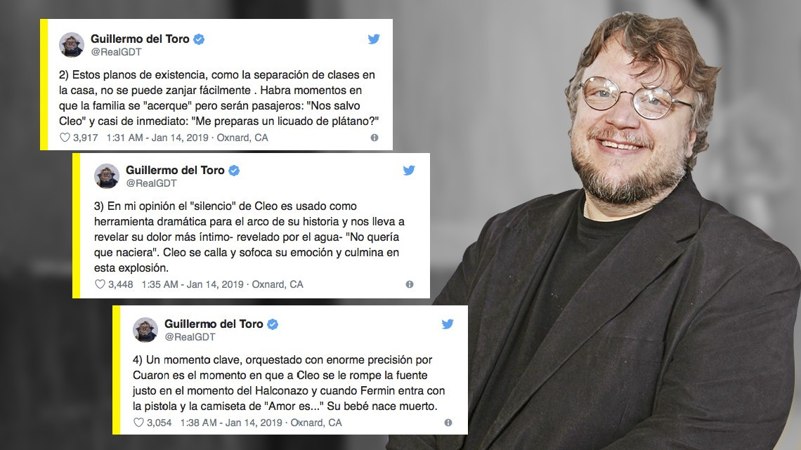 Los 10 puntos para entender Roma según Guillermo del Toro