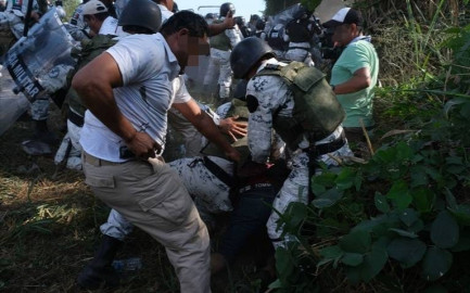 CNDH confirma agresiones de Guardia Nacional contra migrantes