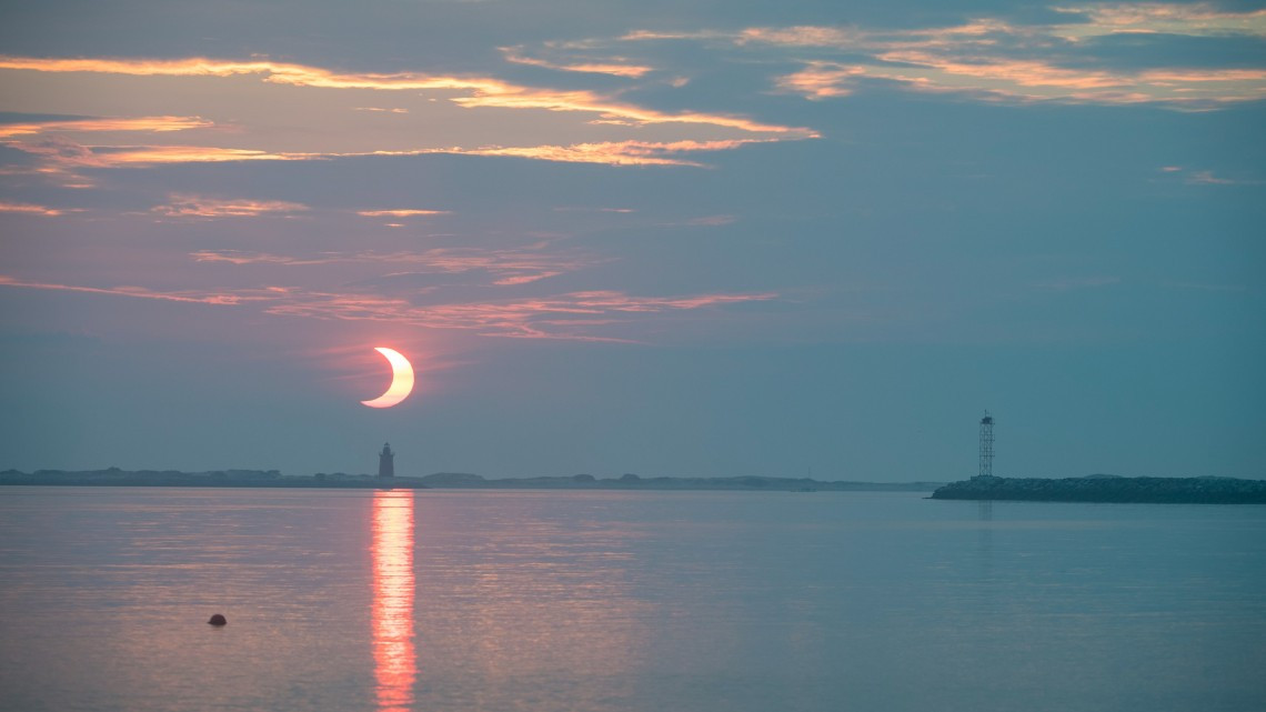 Así se vivió el primer eclipse solar anular del 2021