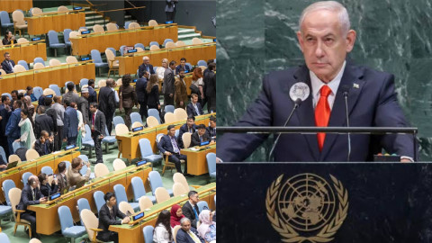 Delegaciones abandonan la ONU en protesta durante discurso de Netanyahu