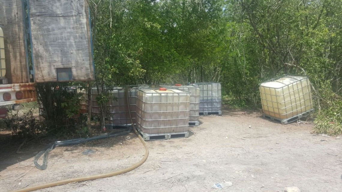 Asegura SSP 55 mil litros de hidrocarburo en el municipio de González
