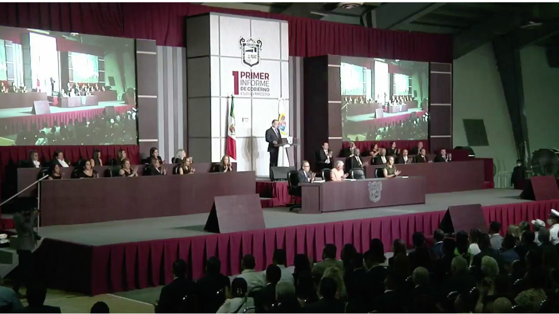 Rinde Alcalde de Ciudad Madero su Primer Informe de Gobierno