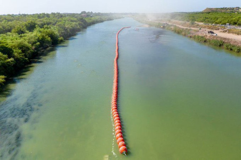 Hallan cuerpo sin vida en el río Bravo en la zona de boyas de Eagle Pass