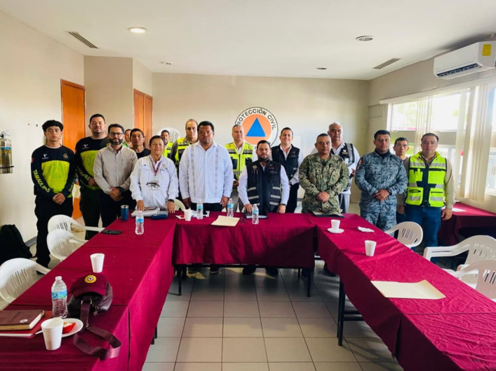 Autoridades de Tamaulipas refuerzan coordinación preventiva ante incremento en los niveles del río Pánuco