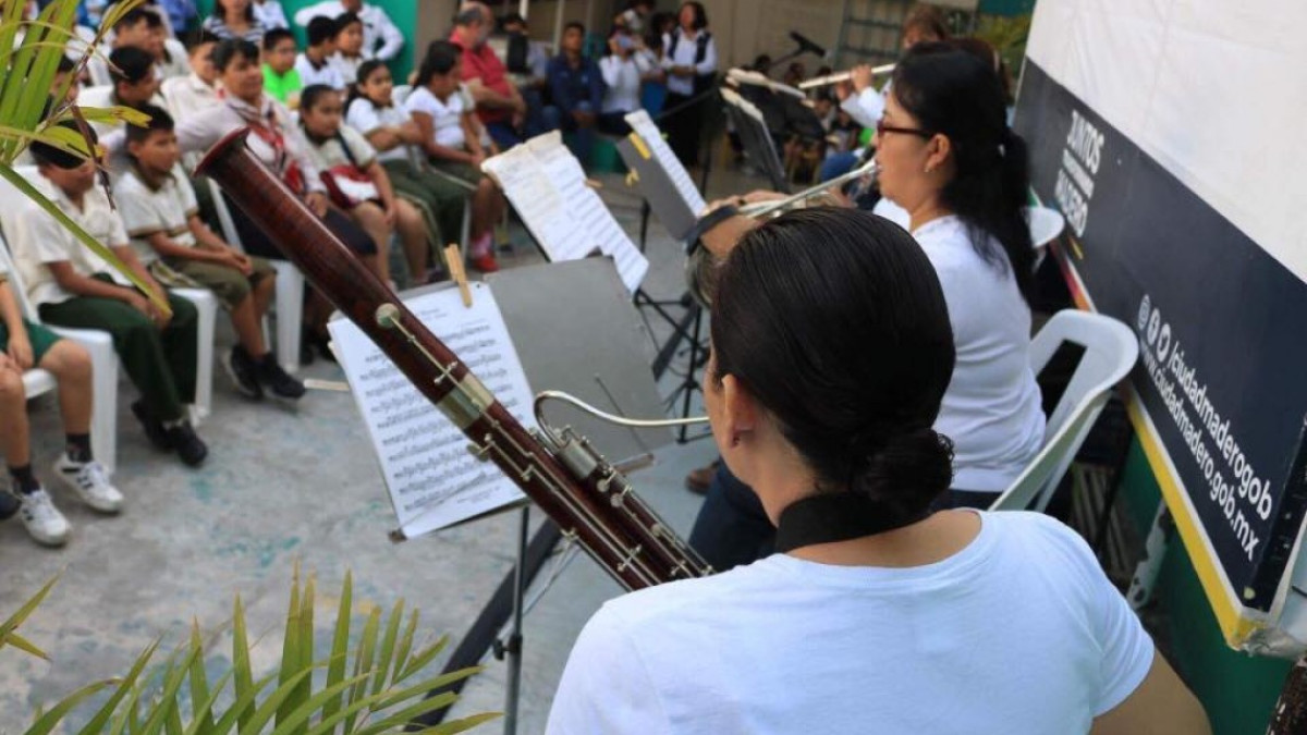 Presenta la Banda Municipal de Madero "Concierto Didáctico" 