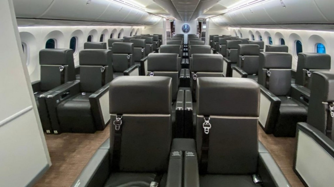 Así luce el interior del avión presidencial 