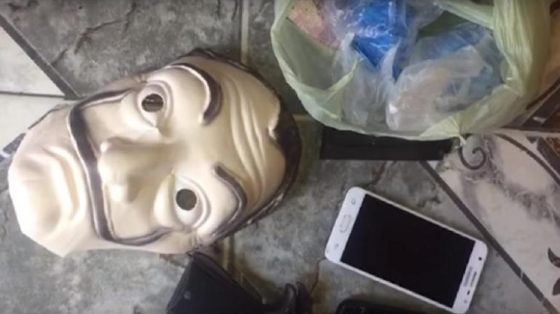 Cae una banda inspirada en "La casa de papel"